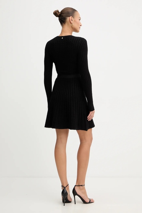 Guess sukienka HANA kolor czarny mini dopasowana W5BK68 Z2YJ2 - zdjęcie produktu nr 2