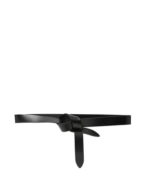 ISABEL MARANT knotted leather belt - Black - zdjęcie produktu nr 1
