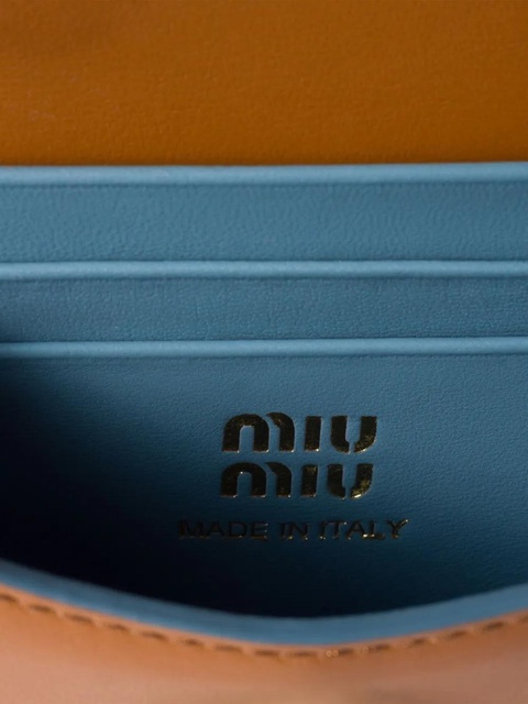 Miu Miu leather tassel wallet - Brown - zdjęcie produktu nr 2