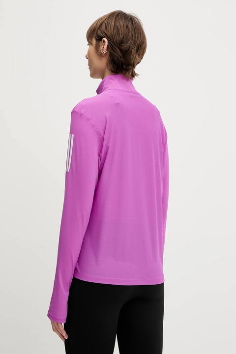 adidas Performance bluza do biegania Own The Run kolor różowy z nadrukiem JV5905 - zdjęcie produktu nr 2
