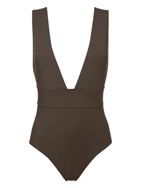 ERES Pigment V-neck swimsuit - Grey - zdjęcie produktu nr 1