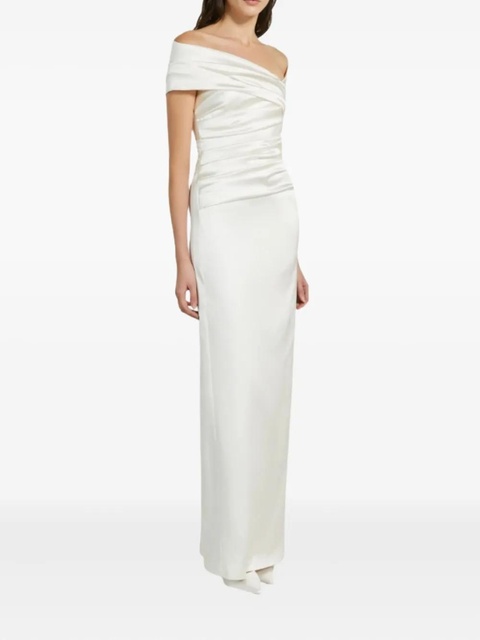 Max Mara Alatri draped maxi dress - White - zdjęcie produktu nr 2