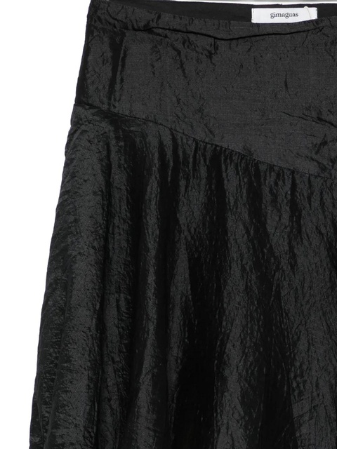 Gimaguas Justine crease-effect mini skirt - Black - zdjęcie produktu nr 2