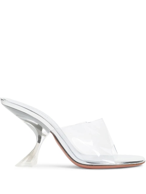 Amina Muaddi sculpted heel sandals - Neutrals - zdjęcie produktu nr 1