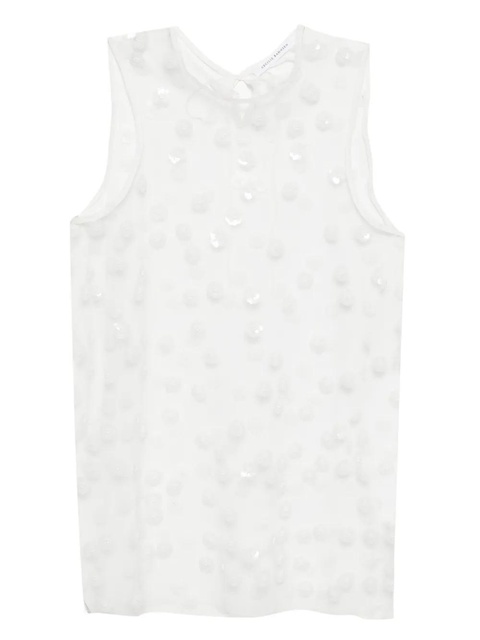 Cecilie Bahnsen Utania vest - White - zdjęcie produktu nr 1