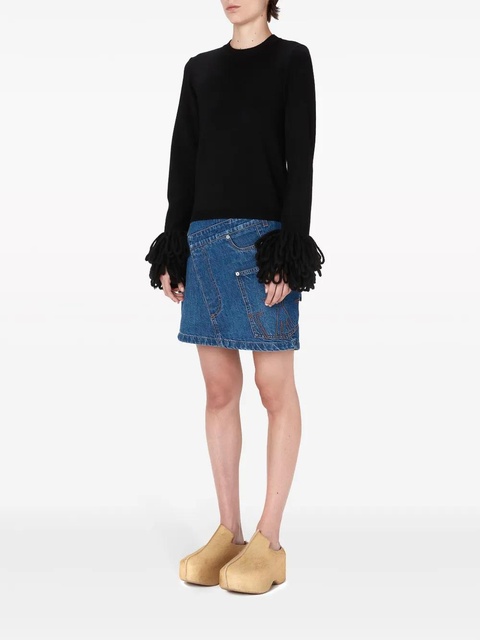JW Anderson Twisted denim miniskirt - Blue - zdjęcie produktu nr 2