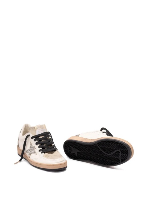 Golden Goose Ball Star glitter-star sneakers - White - zdjęcie produktu nr 2