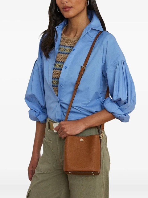 Lauren Ralph Lauren small Reese logo bucket bag - Brown - zdjęcie produktu nr 2