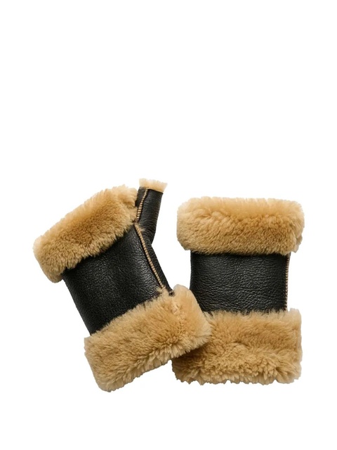 OUR LEGACY shearling gloves - Brown - zdjęcie produktu nr 1