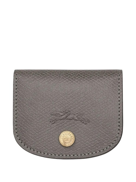 Longchamp textured leather card holder - Grey - zdjęcie produktu nr 1