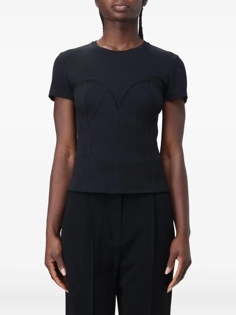Blumarine Bustino T-shirt - Black - zdjęcie produktu nr 1