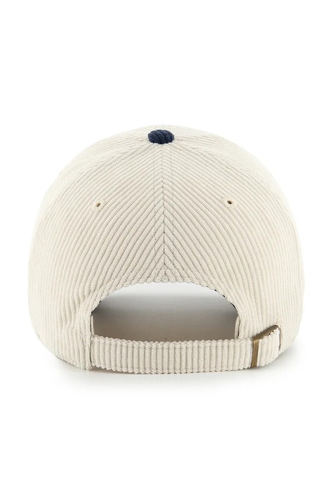 47 brand czapka z daszkiem sztruksowa MLB New York Yankees kolor beżowy B-TCBRT17EWS-NTA - zdjęcie produktu nr 2