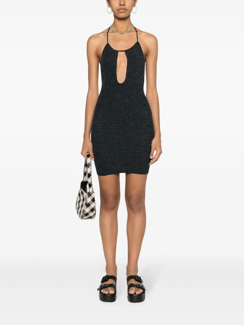 MC2 Saint Barth Palmer lurex mini dress - Black - zdjęcie produktu nr 2