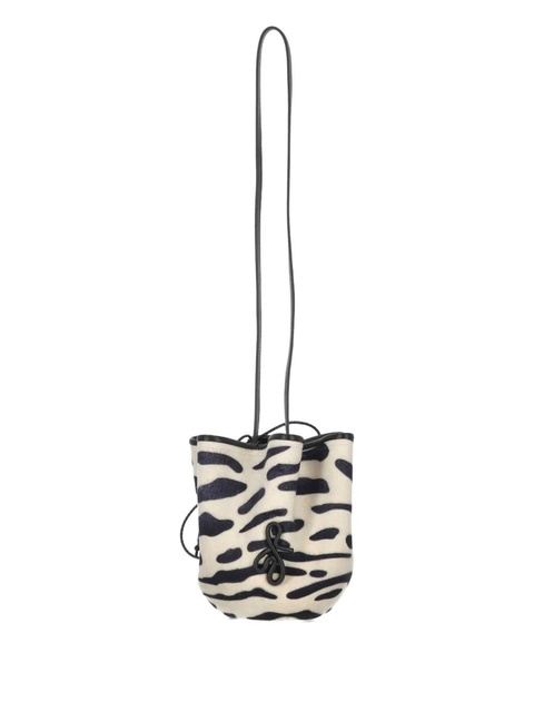 Ruslan Baginskiy animal-print drawstring bucket bag - White - zdjęcie produktu nr 1