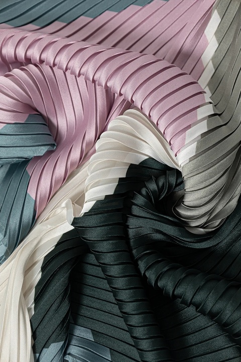 Sisley chusta damska kolor multicolor 6Q42WU025 - zdjęcie produktu nr 2