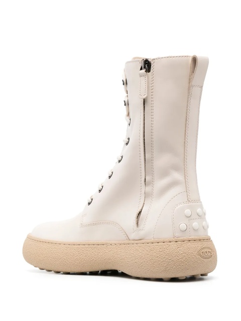Tod's lace-up ankle boots - Neutrals - zdjęcie produktu nr 2