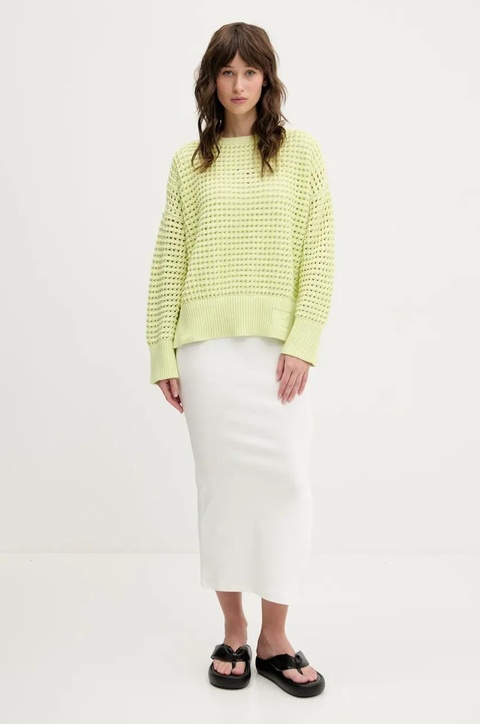 Tommy Jeans sukienka kolor biały midi dopasowana DW0DW20384 - zdjęcie produktu nr 2