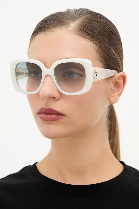 Kurt Geiger London okulary przeciwsłoneczne Evil Eye damskie kolor beżowy 4738941679 - zdjęcie produktu nr 1
