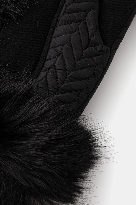 Marciano Guess rękawiczki IRIEL damskie kolor czarny 5BGZ06 7119A - zdjęcie produktu nr 2