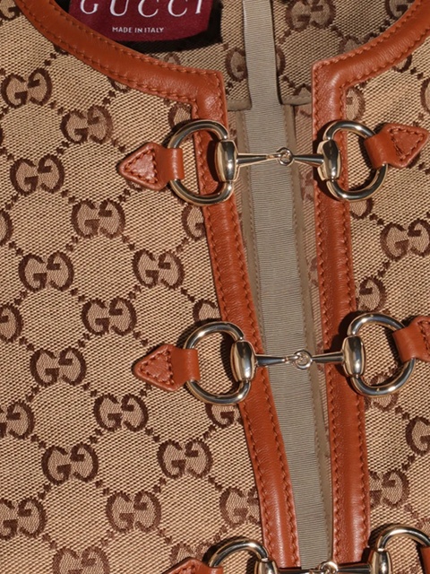 Gucci GG canvas long-sleeve mini dress - Neutrals - zdjęcie produktu nr 2
