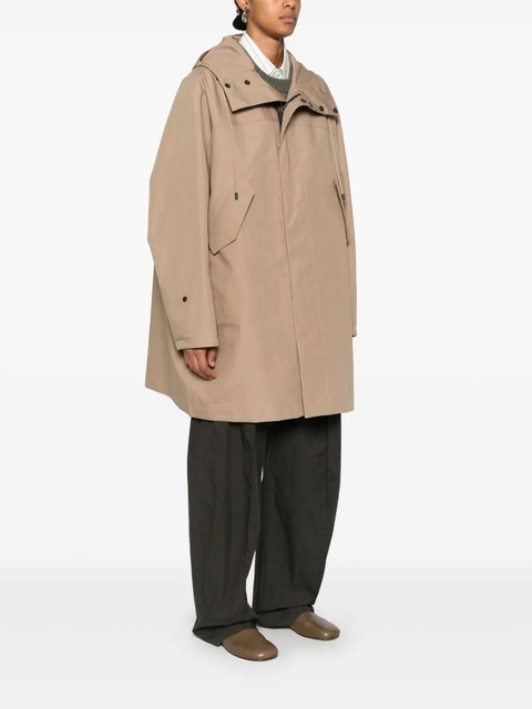 LEMAIRE hooded raincoat - Brown - zdjęcie produktu nr 2