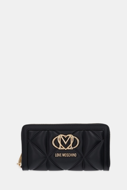 Love Moschino portfel damski kolor czarny JC5644PP0NLC0000 - zdjęcie produktu nr 1