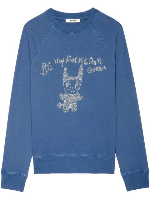 Zadig&Voltaire Devil Queen sweatshirt - Blue - zdjęcie produktu nr 1
