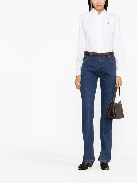 RE/DONE high-rise slim-fit jeans - Blue - zdjęcie produktu nr 2