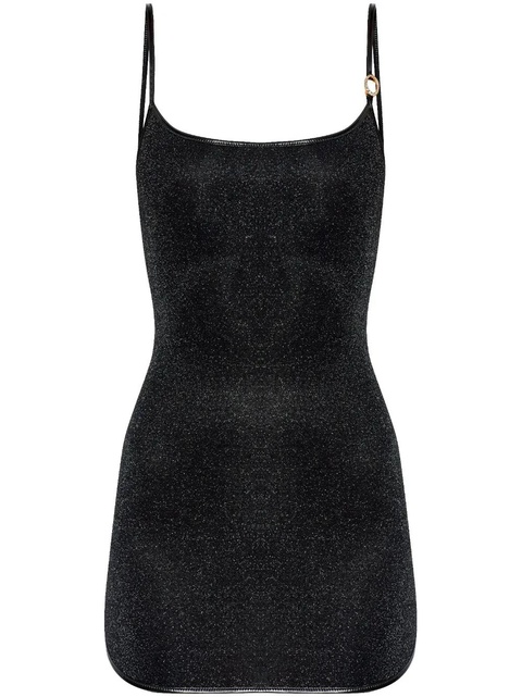 Oséree lurex mini dress - Black - zdjęcie produktu nr 1
