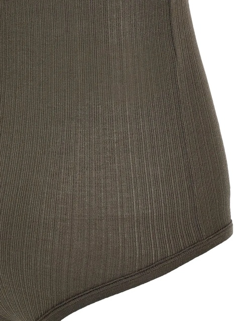LEMAIRE ribbed-knit body - Brown - zdjęcie produktu nr 2