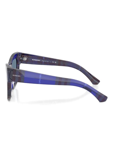 Burberry Eyewear check-pattern sunglasses - Blue - zdjęcie produktu nr 2