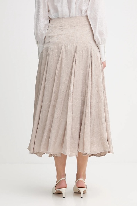 Hoss Intropia spódnica kolor beżowy maxi rozkloszowana 8422456 - zdjęcie produktu nr 2