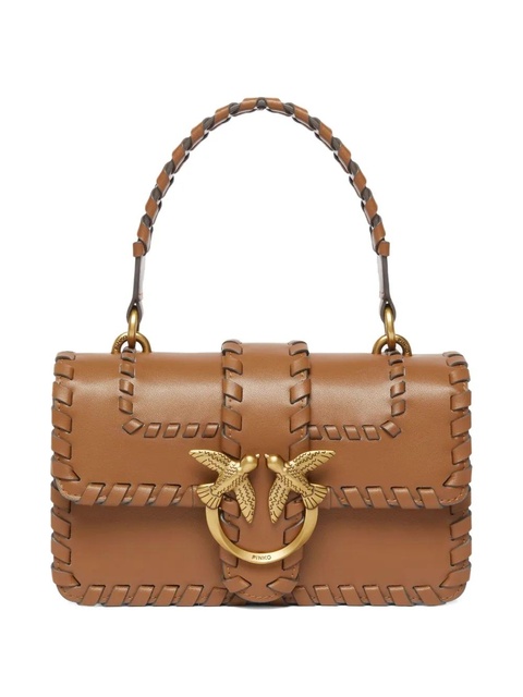 PINKO braided-leather crossbody bag - Brown - zdjęcie produktu nr 1