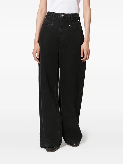 ISABEL MARANT Lemony pocket jeans - Black - zdjęcie produktu nr 1