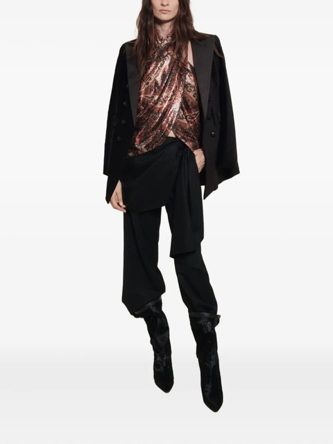 Johanna Ortiz sequin glimmering frost top - Black - zdjęcie produktu nr 2