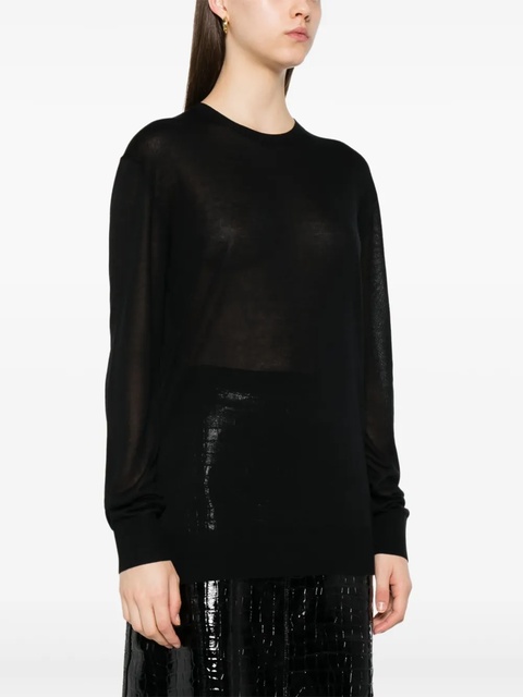 TOTEME long-sleeved T-shirt - Black - zdjęcie produktu nr 2