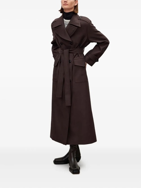 Róhe Claire double-breasted belted trench coat - Brown - zdjęcie produktu nr 2