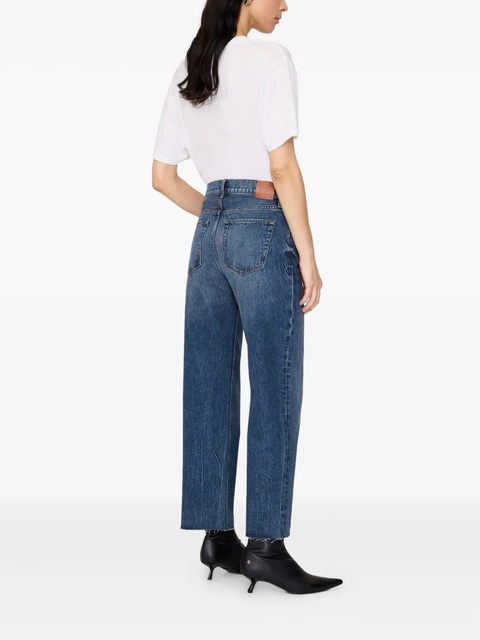 ANINE BING Gavin frayed-hem jeans - Blue - zdjęcie produktu nr 1