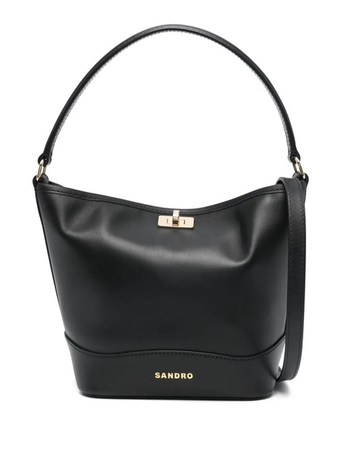 SANDRO mini Tangoso bucket bag - Black - zdjęcie produktu nr 1