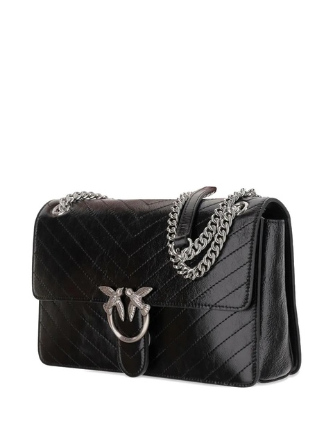 PINKO Classic Love quilted shoulder bag - Black - zdjęcie produktu nr 2