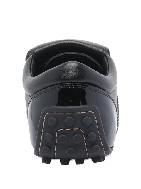 Tod's leather lace-up low-top sneakers - Black - zdjęcie produktu nr 2