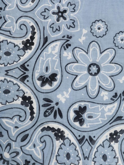 Maje bandana-print scarf - Blue - zdjęcie produktu nr 2