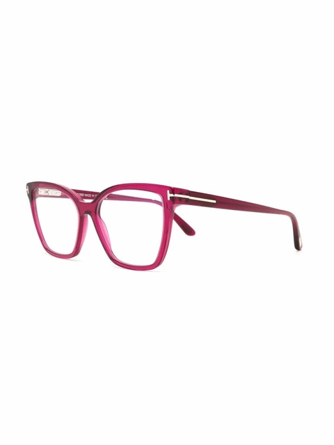TOM FORD Eyewear FT5812 square-frame glasses - Pink - zdjęcie produktu nr 1
