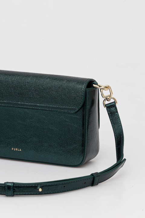 Furla torebka skórzana kolor zielony WB01826.BX4150.4282S - zdjęcie produktu nr 2