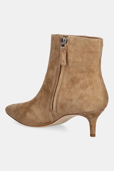 Lauren Ralph Lauren botki zamszowe Mckay Bt Hl damskie kolor beżowy na szpilce 802967779003 - zdjęcie produktu nr 2