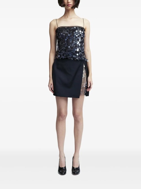 16Arlington Suero sequin-embellished top - Black - zdjęcie produktu nr 2