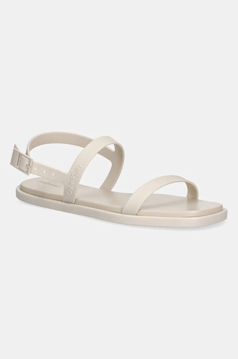 Calvin Klein sandały SANDAL - JELLY damskie kolor beżowy HW0HW02426 - zdjęcie produktu nr 1