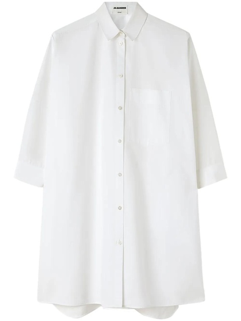 Jil Sander A-line shirt dress - White - zdjęcie produktu nr 1