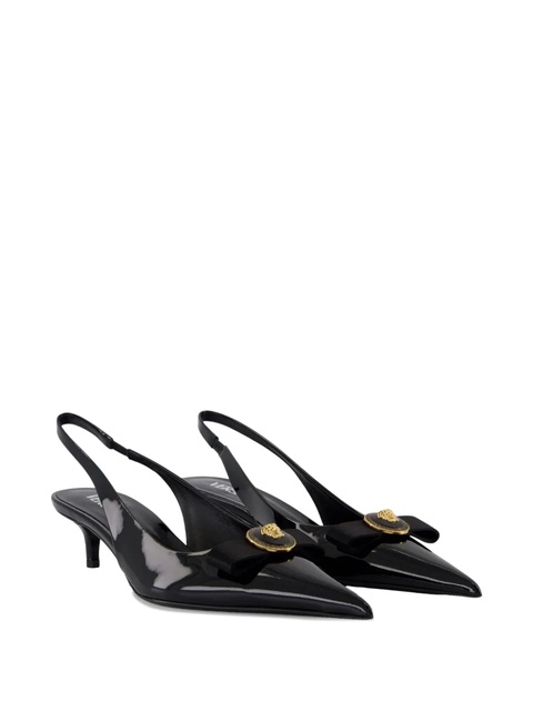 Versace 45mm Gianni slingback pumps - Black - zdjęcie produktu nr 1