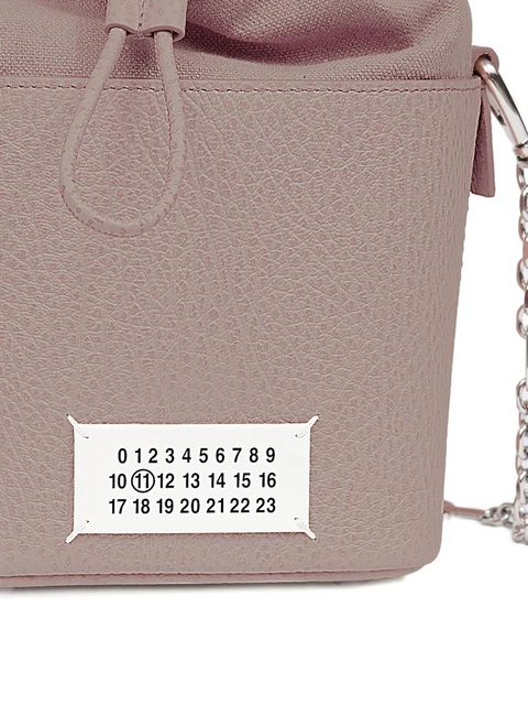 Maison Margiela drawstring bucket leather shoulder bag - Brown - zdjęcie produktu nr 2